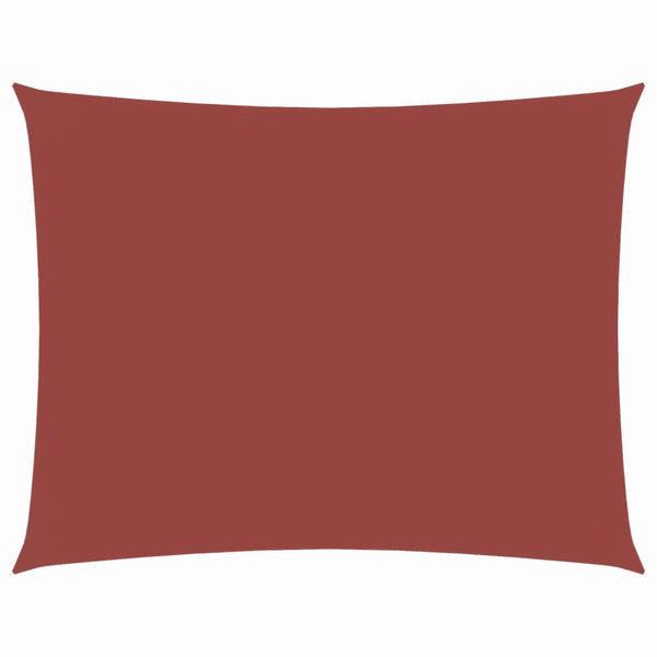 Terrakotta Sonnensegel Oxford-Gewebe rechteckig Larisia 3x4 m