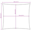 Blaues Sonnensegel Oxford-Gewebe Wallington 3,6x3,6 m