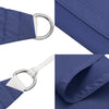 Blaues Sonnensegel Oxford-Gewebe quadratisch Wallington 6x6 m
