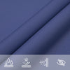 Blaues Sonnensegel Oxford-Gewebe quadratisch Wallington 6x6 m