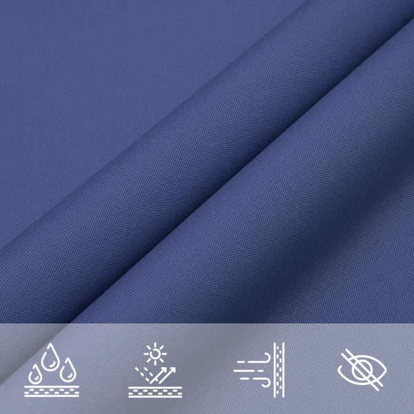 Blaues Sonnensegel Oxford-Gewebe quadratisch Wallington 6x6 m