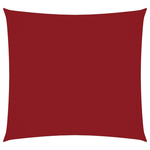 Rotes Sonnensegel Oxford-Gewebe quadratisch Wallington 2x2 m