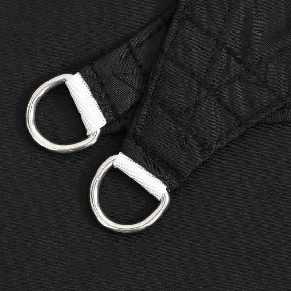 Schwarzes Sonnensegel Oxford-Gewebe Quadrat Wallington 2x2 m