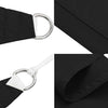 Schwarzes Sonnensegel Oxford-Gewebe Quadrat Wallington 2x2 m