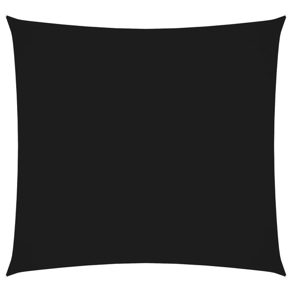 Schwarzes Sonnensegel aus Oxford-Gewebe, quadratisch, Wallington 4,5x4,5 m