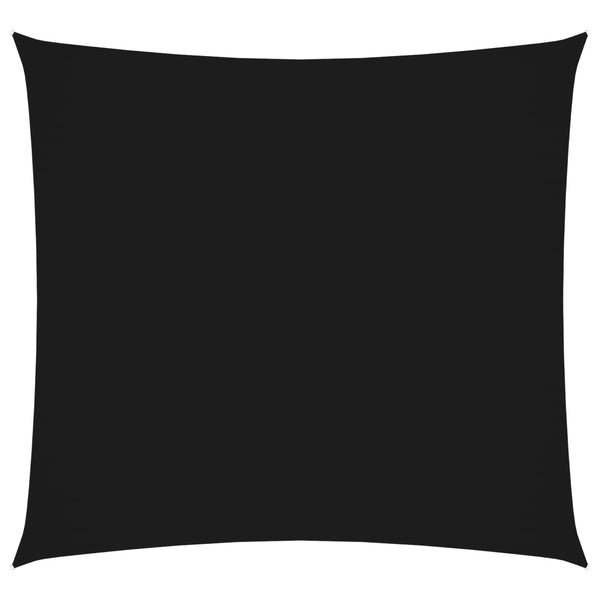 Schwarzes Sonnensegel Oxford-Gewebe Wallington 5x5 m