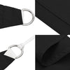 Schwarzes Sonnensegel Oxford-Gewebe Wallington 7x7 m