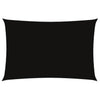 Schwarzes Sonnensegel Oxford-Gewebe Rechteck Larisia 2x4m