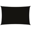 Schwarzes Sonnensegel aus Oxford-Gewebe, rechteckig, Larisia 2x5 m