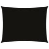 Schwarzes Sonnensegel aus Oxford-Gewebe, rechteckig, Larisia 2,5x3,5 m