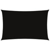 Schwarzes Sonnensegel Oxford-Gewebe Rechteck Larisia 2,5x5 m
