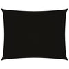 Schwarzes Sonnensegel aus Oxford-Gewebe, rechteckig, Larisia 3x4,5 m