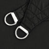 Schwarzes Sonnensegel Oxford-Gewebe Rechteck Larisia 3x5 m