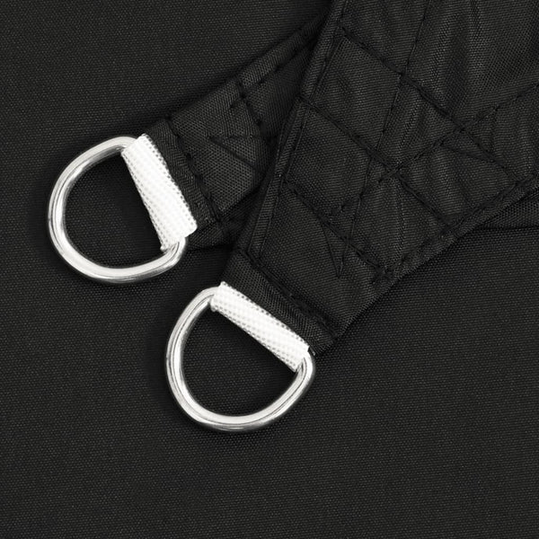Schwarzes Sonnensegel Oxford-Gewebe Rechteck Larisia 3x5 m