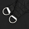 Schwarzes Sonnensegel Oxford-Gewebe Rechteck Larisia 3,5x5 m
