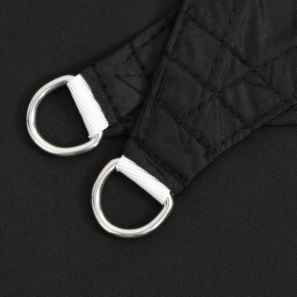 Schwarzes Sonnensegel Oxford-Gewebe Rechteck Larisia 4x5 m