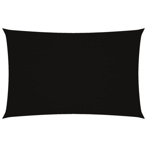 Sonnensegel Oxford-Gewebe schwarz rechteckig Larisia 4x7 m