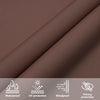 Braunes Sonnensegel Oxford-Gewebe Wallington 2,5x2,5 m