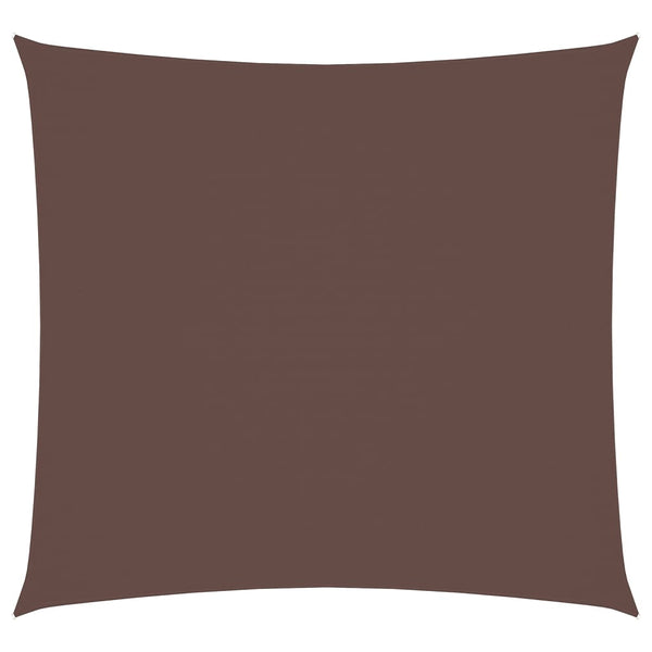 Braunes Sonnensegel Oxford-Gewebe Wallington 7x7 m