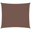 Braunes Sonnensegel Oxford-Gewebe rechteckig Larisia 2x2,5 m
