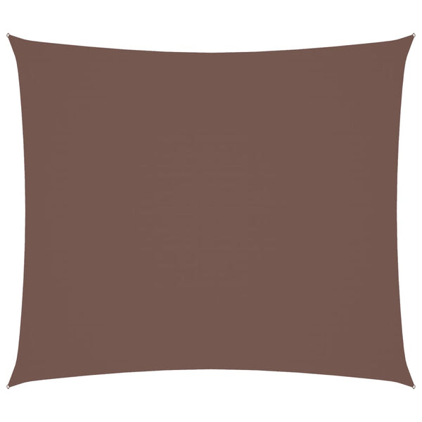 Braunes Sonnensegel Oxford-Gewebe rechteckig Larisia 2x2,5 m