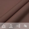Braunes Sonnensegel Oxford-Gewebe rechteckig Larisia 2x2,5 m