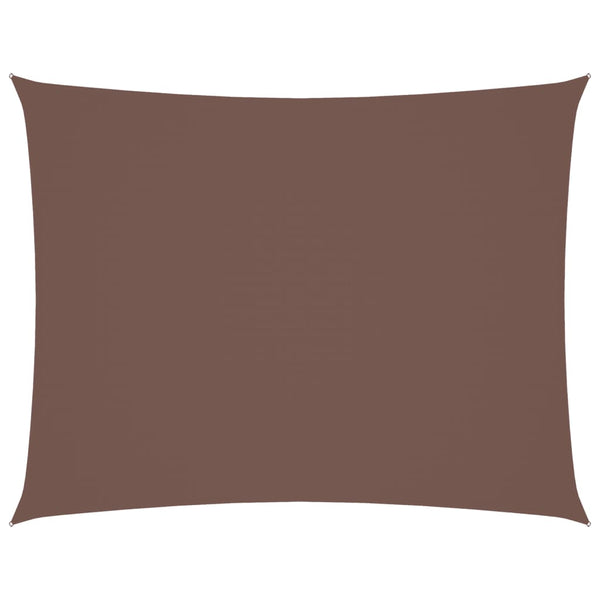 Braunes Sonnensegel Oxford-Gewebe rechteckig Larisia 2x3 m