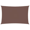 Braunes Sonnensegel Oxford-Gewebe rechteckig Larisia 2x4m