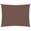 Braunes Sonnensegel Oxford-Gewebe rechteckig Larisia 2,5x3,5 m