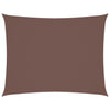 Braunes Sonnensegel Oxford-Gewebe rechteckig Larisia 3x4 m