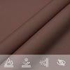 Braunes Sonnensegel Oxford-Gewebe rechteckig Larisia 3x4 m