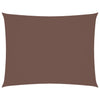 Braunes Sonnensegel Oxford-Gewebe rechteckig Larisia 3,5x5 m