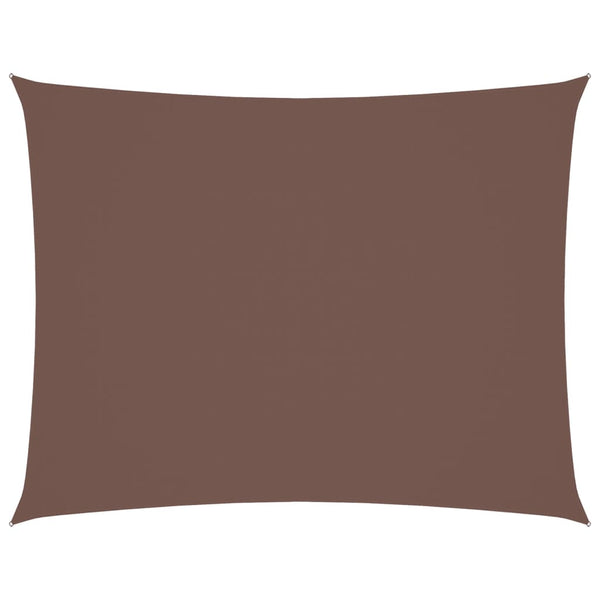 Sonnensegel Oxford-Gewebe rechteckig Larisia 4x6 m braun