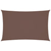 Braunes Sonnensegel Oxford-Gewebe rechteckig Larisia 4x7 m