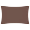 Braunes Sonnensegel Oxford-Gewebe rechteckig Larisia 5x8 m