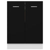 Unterschrank Pompilas 60x46x81,5cm, schwarz (Holz)