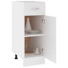 Weißer Pompilas Unterschrank 30x46x81,5cm (Holz)