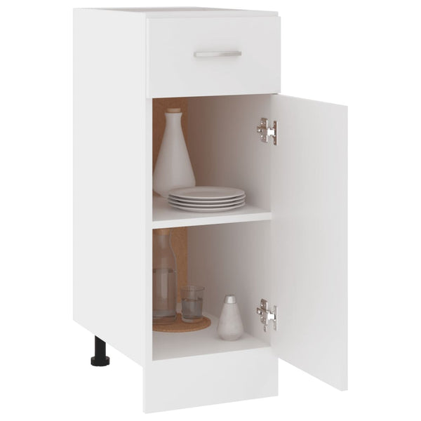 Weißer Pompilas Unterschrank 30x46x81,5cm (Holz)