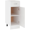 Weißer Pompilas Unterschrank 30x46x81,5cm (Holz)