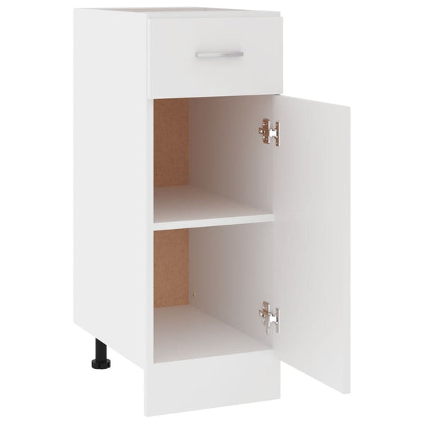 Weißer Pompilas Unterschrank 30x46x81,5cm (Holz)