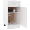 Weißer Unterschrank Pompilas 40x46x81,5cm (Holz)