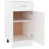 Weißer Unterschrank Pompilas 40x46x81,5cm (Holz)