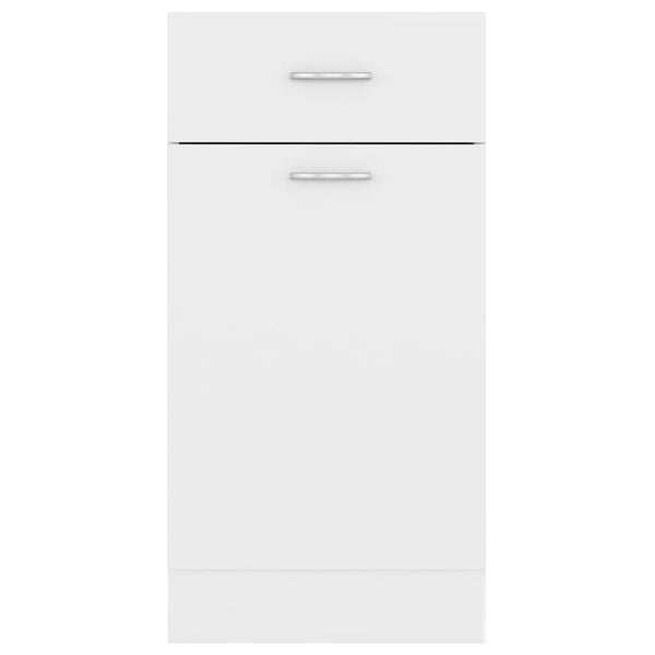Weißer Unterschrank Pompilas 40x46x81,5cm (Holz)