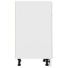 Weißer Unterschrank Pompilas 40x46x81,5cm (Holz)