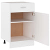 Weißer Unterbauschrank Pompilas 50x46x81,5cm (Holz)