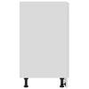 Weißer Hochschrank Pompilas 80x46x81,5cm (Holz)