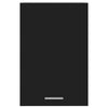 Schwarzer Wandschrank Pompilas 39,5x31x60cm (Holz)