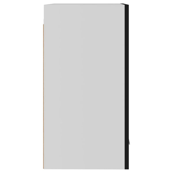 Schwarzer Wandschrank Pompilas 39,5x31x60cm (Holz)