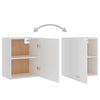 Weißer Wandschrank Pompilas 50x31x60cm (Holz)