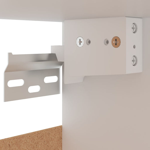 Weißer Wandschrank Pompilas 50x31x60cm (Holz)